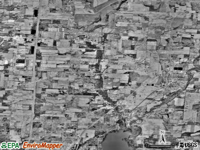 Berkshire township, Ohio satellite photo by USGS