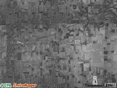 Loramie township, Ohio satellite photo by USGS