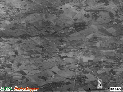 Rush township, Ohio satellite photo by USGS