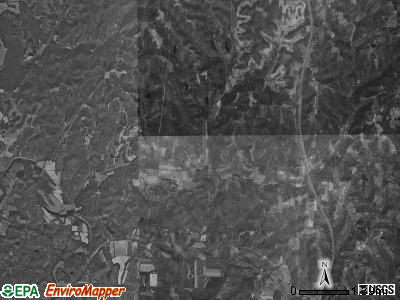 Wheeling township, Ohio satellite photo by USGS