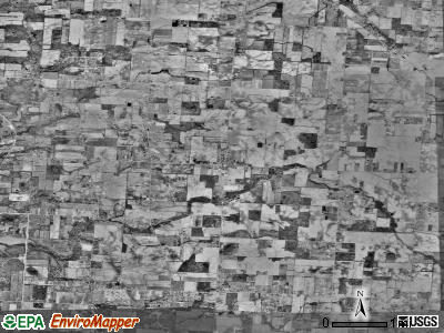 Harlem township, Ohio satellite photo by USGS