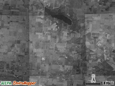 Johnson township, Ohio satellite photo by USGS