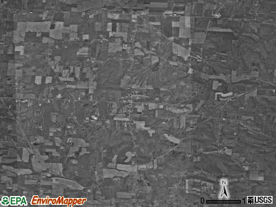 McKean township, Ohio satellite photo by USGS