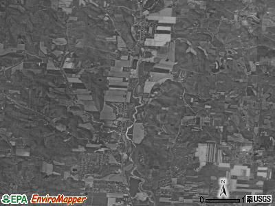 Newton township, Ohio satellite photo by USGS