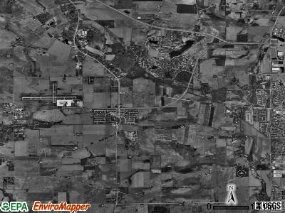 Sugar Grove township, Illinois satellite photo by USGS