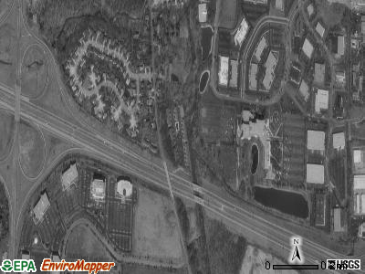 Blendon township, Ohio satellite photo by USGS