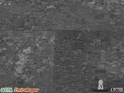 Van Buren township, Ohio satellite photo by USGS