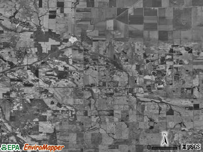 Lee Center township, Illinois satellite photo by USGS