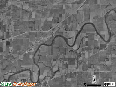 Lyndon township, Illinois satellite photo by USGS