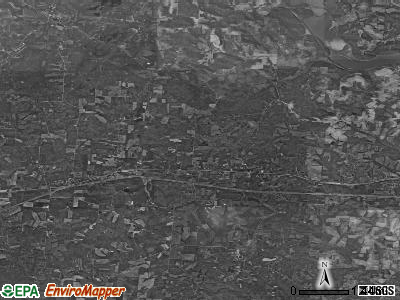 Hopewell township, Ohio satellite photo by USGS