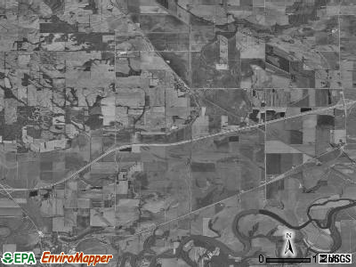 Fenton township, Illinois satellite photo by USGS