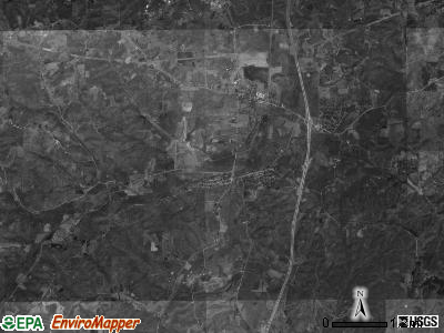 Valley township, Ohio satellite photo by USGS