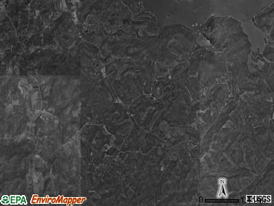 Seneca township, Ohio satellite photo by USGS