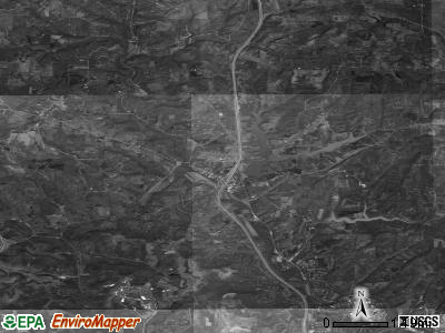 Noble township, Ohio satellite photo by USGS
