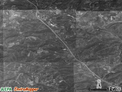 Olive township, Ohio satellite photo by USGS