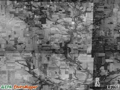 Lanier township, Ohio satellite photo by USGS