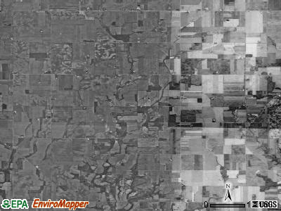 Dixon township, Ohio satellite photo by USGS