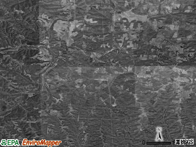 Bearfield township, Ohio satellite photo by USGS