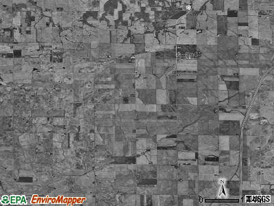 Brooklyn township, Illinois satellite photo by USGS