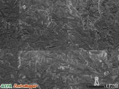 Meigsville township, Ohio satellite photo by USGS