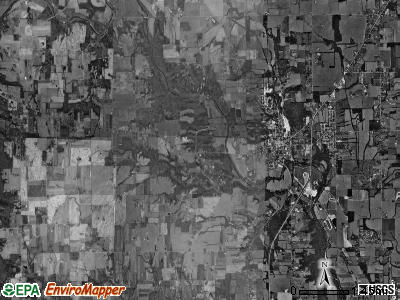 German township, Ohio satellite photo by USGS