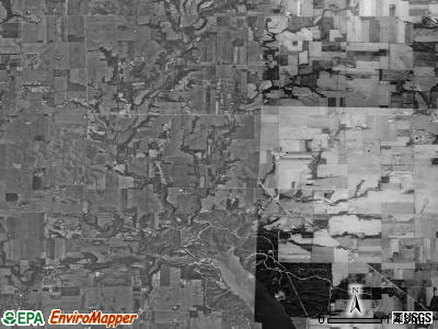 Israel township, Ohio satellite photo by USGS