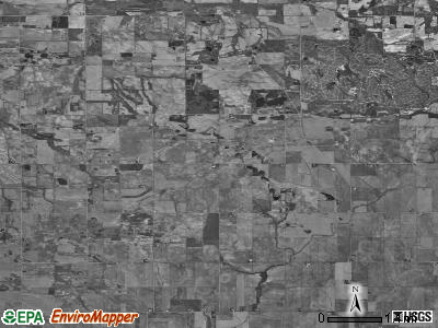 May township, Illinois satellite photo by USGS
