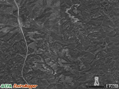 Aurelius township, Ohio satellite photo by USGS