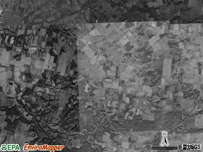 Caesarscreek township, Ohio satellite photo by USGS