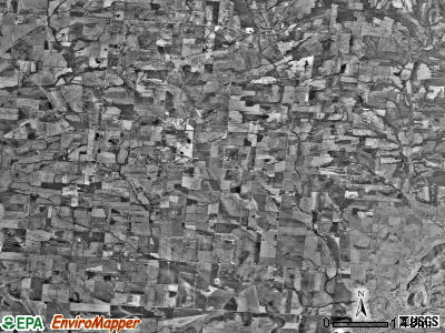 Salt Creek township, Ohio satellite photo by USGS