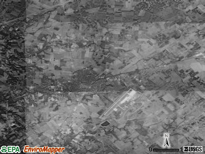 Union township, Ohio satellite photo by USGS