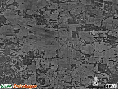 Coe township, Illinois satellite photo by USGS
