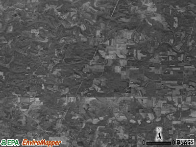 Palmer township, Ohio satellite photo by USGS