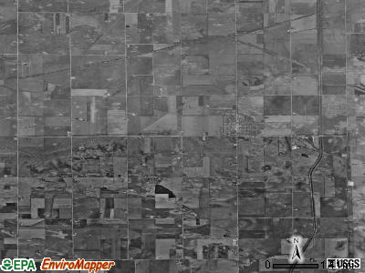 Tampico township, Illinois satellite photo by USGS