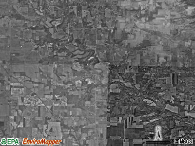 Reily township, Ohio satellite photo by USGS