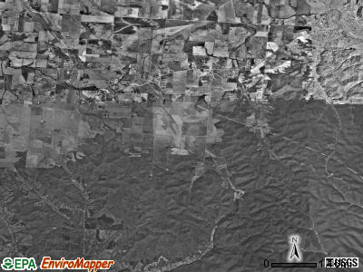 Colerain township, Ohio satellite photo by USGS