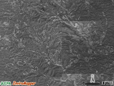 Ames township, Ohio satellite photo by USGS