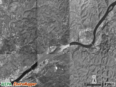 Newport township, Ohio satellite photo by USGS