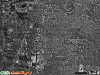 Thornton township, Illinois satellite photo by USGS