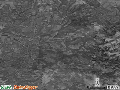 Salem township, Ohio satellite photo by USGS