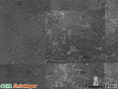Waterloo township, Ohio satellite photo by USGS