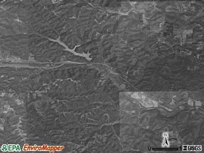 Canaan township, Ohio satellite photo by USGS