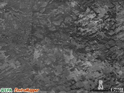 Harlan township, Ohio satellite photo by USGS