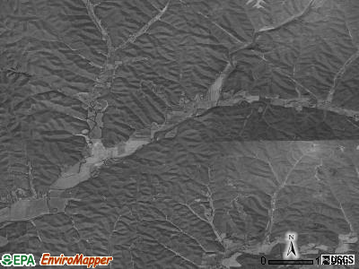 Eagle township, Ohio satellite photo by USGS