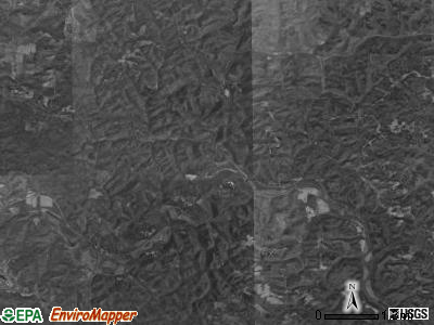 Rome township, Ohio satellite photo by USGS