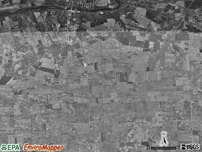 Kendall township, Illinois satellite photo by USGS