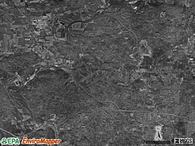 Colerain township, Ohio satellite photo by USGS