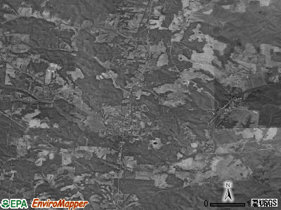 Elk township, Ohio satellite photo by USGS