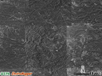 Carthage township, Ohio satellite photo by USGS