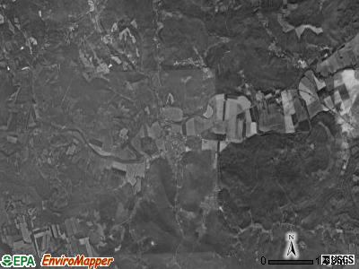Paxton township, Ohio satellite photo by USGS